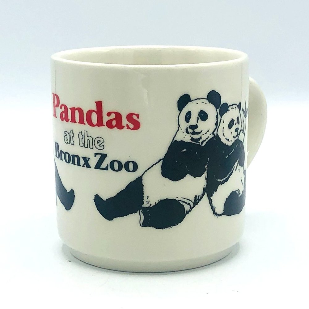 Pandas At The Bronx Zoo Vintage Ceramic Mug